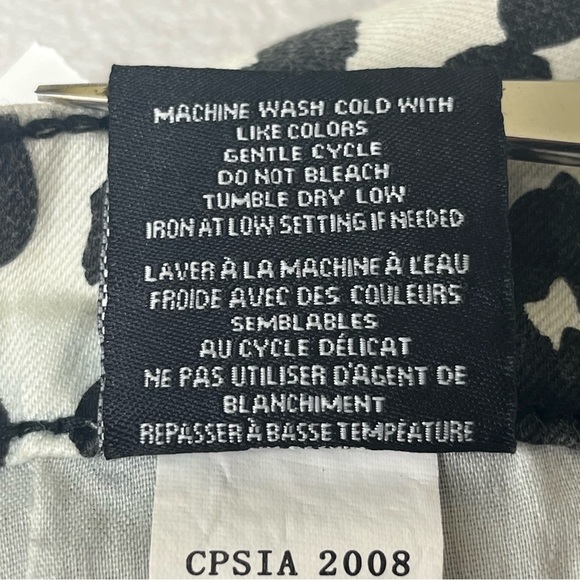 HUDSON JEANS NWT SHORT SHORT JEAN SHORTS IN BLUE BED ROCK COW PRINT 14 16 GIRLS - Picture 10 of 12